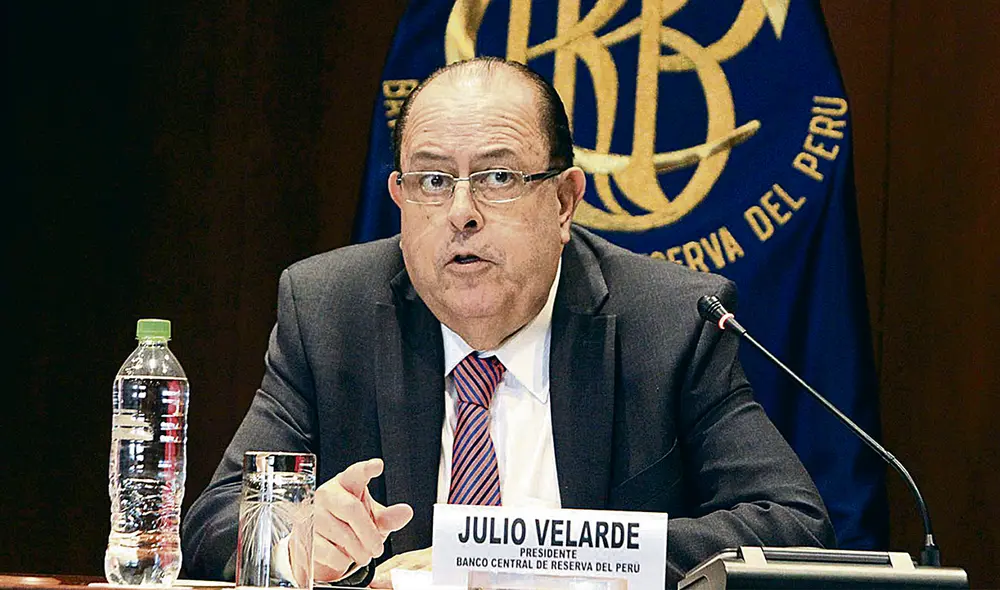 Julio Velarde. El banquero, previa ratificación del Congreso, continuará por un periodo más al frente del Banco Central de Reserva del Perú. Foto: difusión