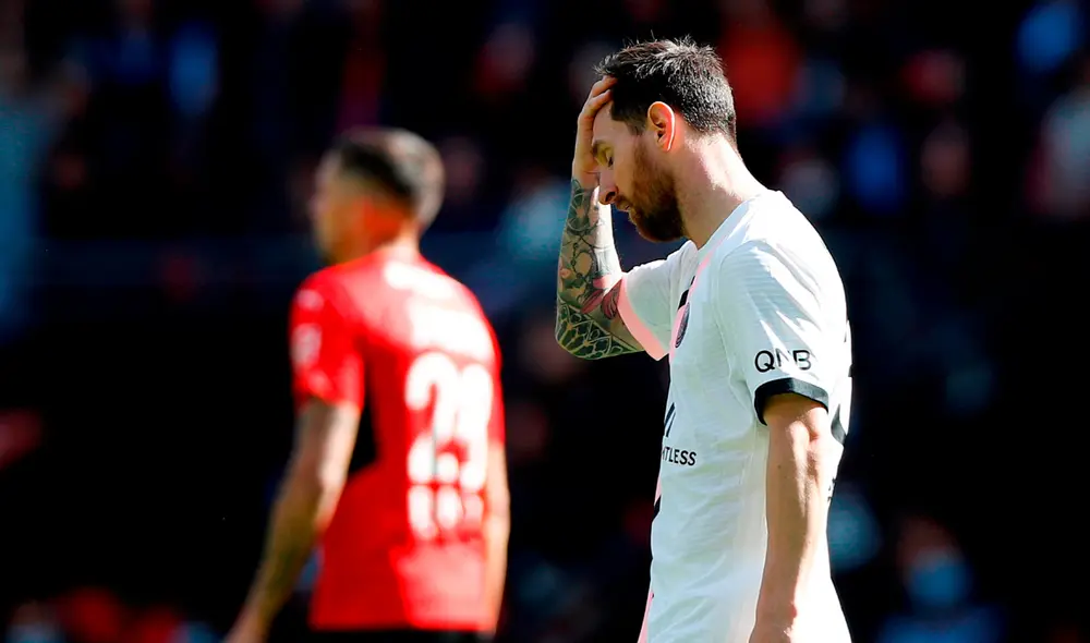 Lionel Messi estrelló el balón al travesaño en el primer tiempo. Foto: EFE