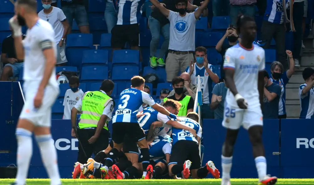 Espanyol derrotó al Real Madrid por LaLiga Santander. Foto: AFP