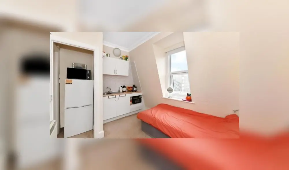 La venta del reducido espacio ha generado controversia en redes sociales. Foto: Rightmove La venta del reducido espacio ha generado controversia en redes sociales. Foto: Rightmove