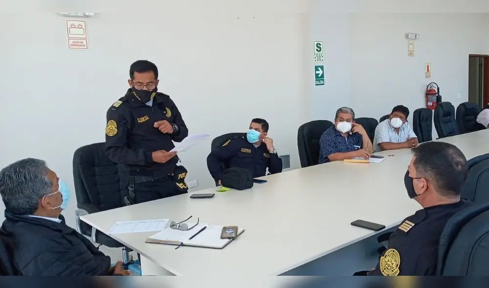 Municipalidad de El Porvenir se comprometió apoyar a la Policía Nacional con logística para los patrullajes. Foto: Prensa El Porvenir