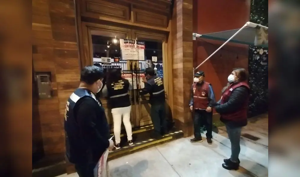 Local fue cerrado por 30 días calendario. Foto: cortesía Local fue cerrado por 30 días calendario. Foto: cortesía