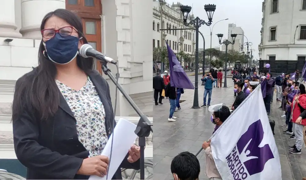 Ruth Loque se pronunció por la decisión del JNE. Foto: composición La República/difusión Ruth Loque se pronunció por la decisión del JNE. Foto: composición La República/difusión