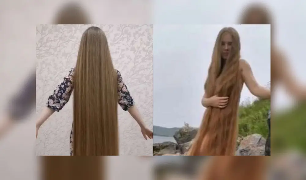 La rapunzel rusa tiene cerca de 800.000 seguidores en TikTok. Foto: Todo Noticias Argentina