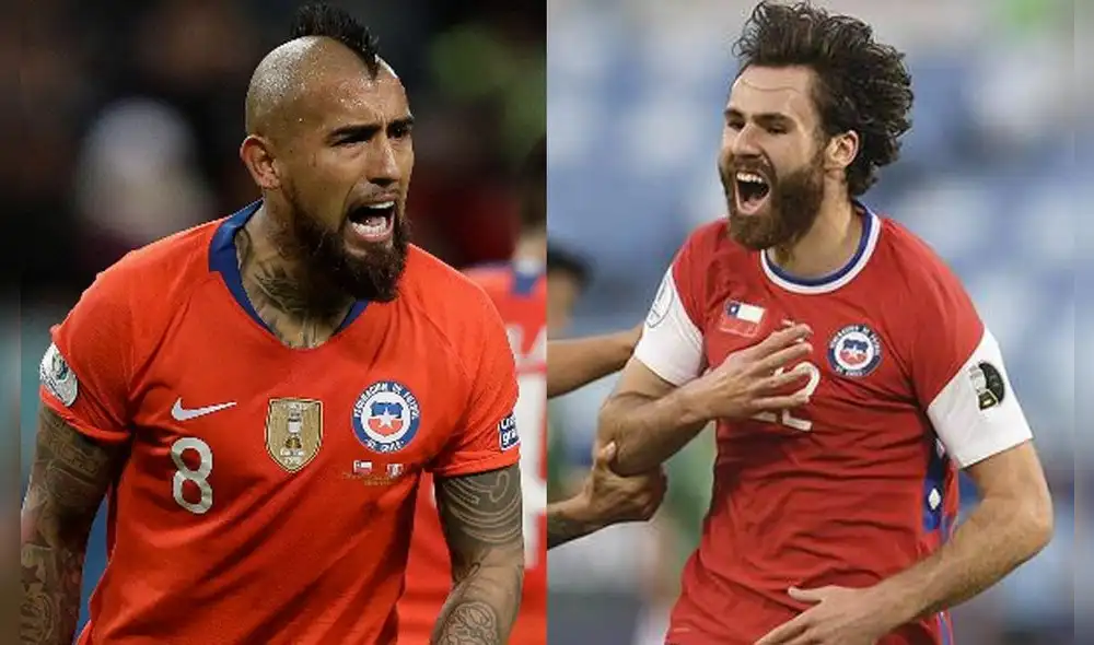 Arturo Vidal se perderá el duelo ante Perú por acumulación de tarjetas amarillas. Fotos: EFE/AFP
