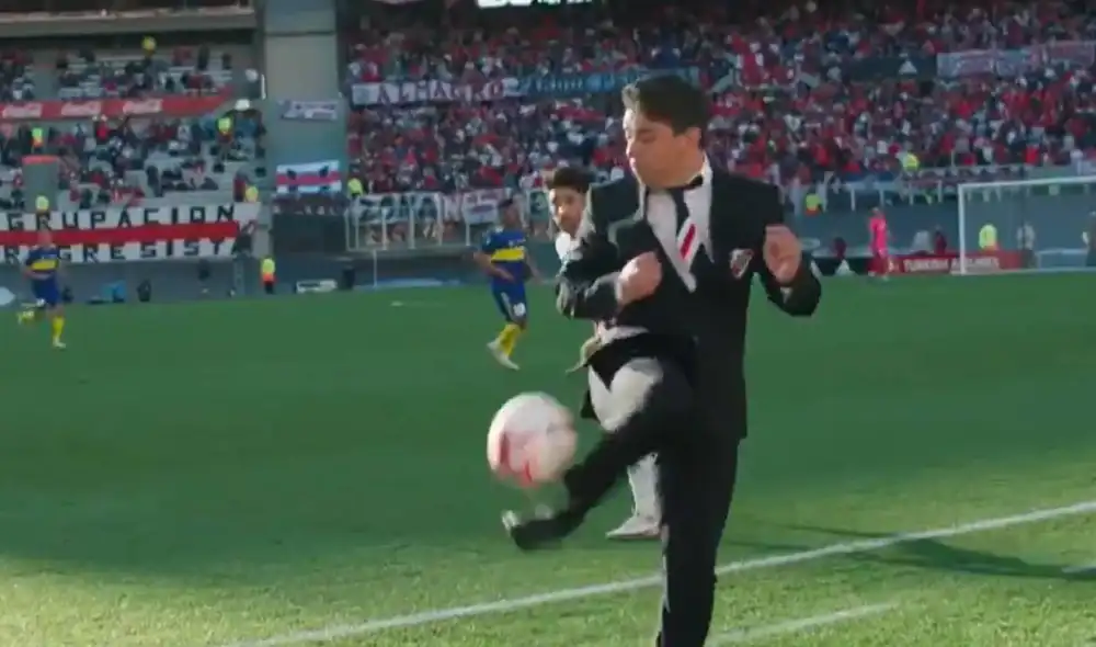 Marcelo Gallardo busca una victoria ante Boca para ser líder en la Liga Profesional Argentina. Foto: captura video ESPN