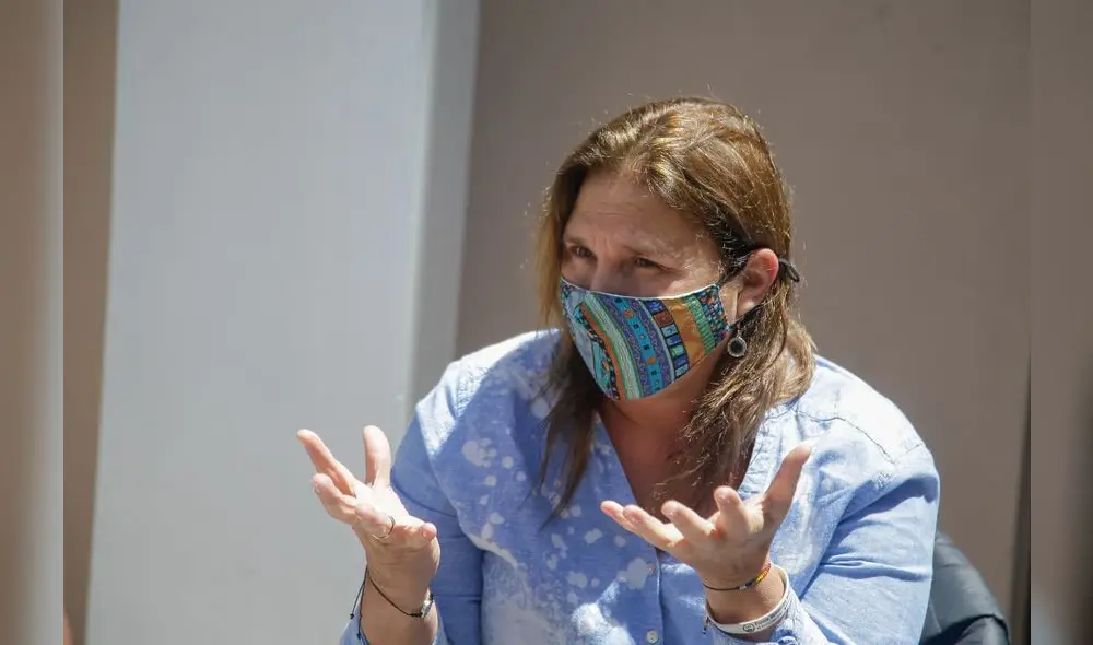 Marisol Pérez Tello se pronuncia sobre la situación de Iber Maraví y Guido Bellido. Foto:La República / Rodrigo Talavera