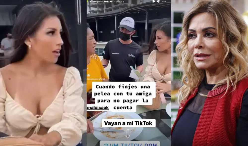 Allison Pastor recuerda cuando discutió con Gisela Valcárcel en plena transmisión de Reinas del show. Foto: composición/ Instagram