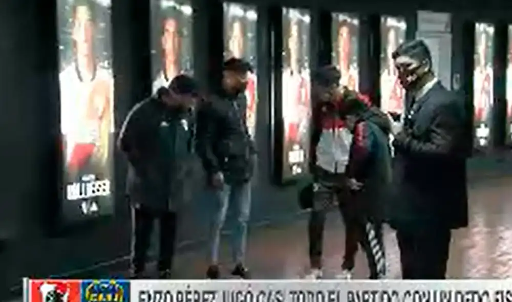 Enzo Pérez fue amonestado por una fuerte entrada contra Almendra. Foto: captura ESPN Enzo Pérez fue amonestado por una fuerte entrada contra Almendra. Foto: captura ESPN