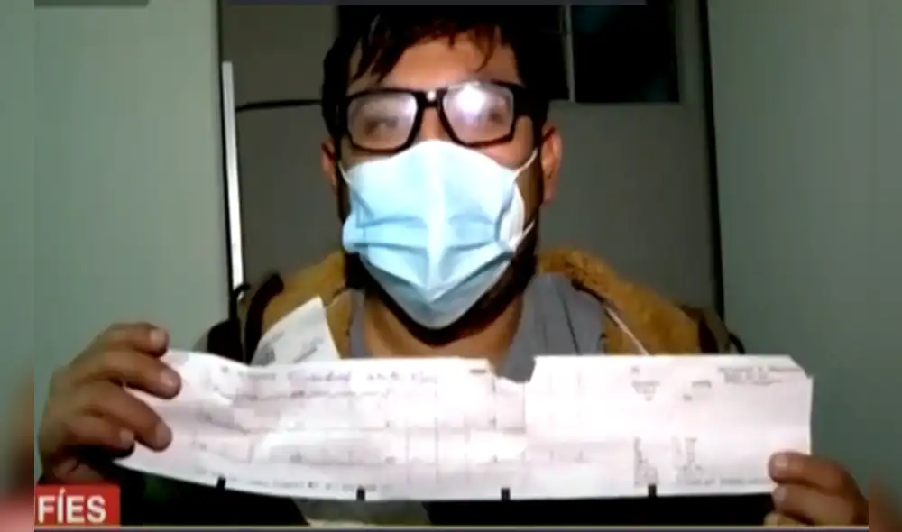 Joven pide apoyo a las autoridades. Foto: Latina