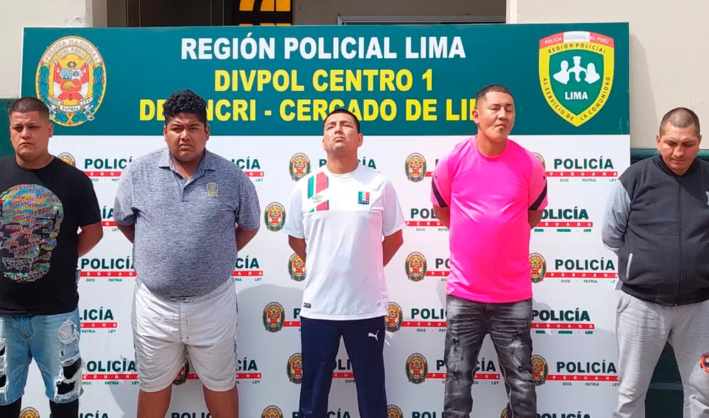 Sujetos eran investigados por la Fiscalía desde el reciente 3 de junio. Foto: PNP | Video:  Jessica Merino / URPI-LR