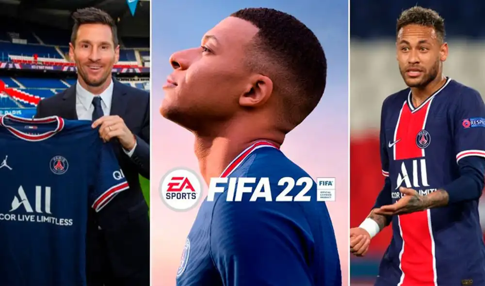 Mbappé sienta a Messi y Neymar en FIFA22. Foto: FIFA22