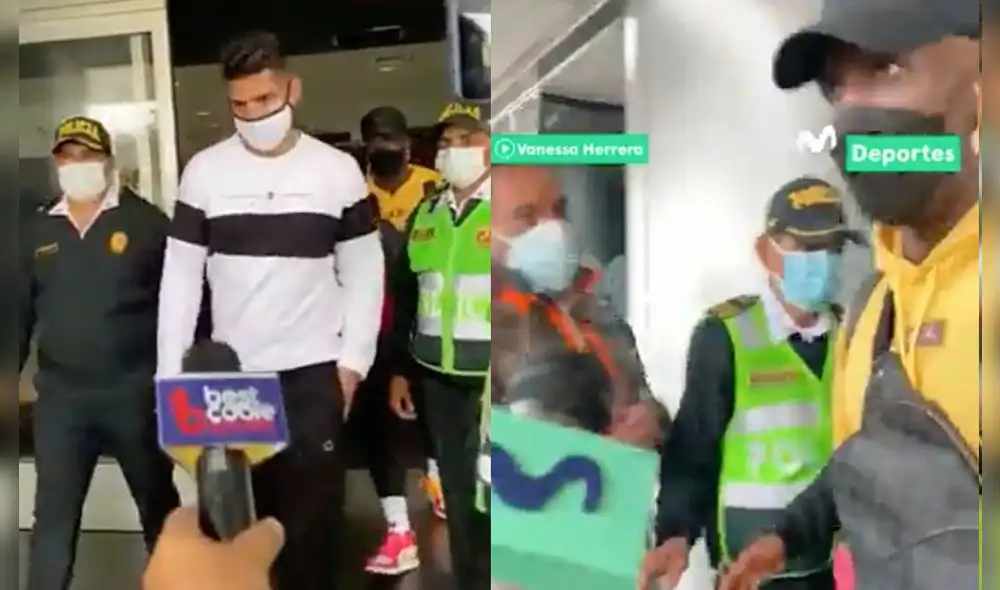 Carlos Zambrano y Luis Advíncula disputaron el último superclásico ante River Plate. Foto: captura Movistar Deportes