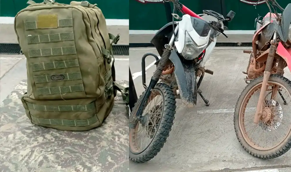 El material incautado fue puesto a disposición del Ministerio Público. Foto: Ministerio de Defensa