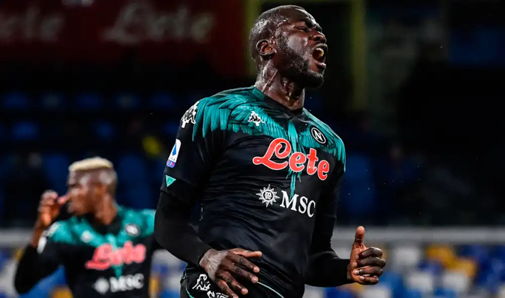 Koulibaly fue víctima de racismo el último fin de semana por Serie A. Foto: AFP