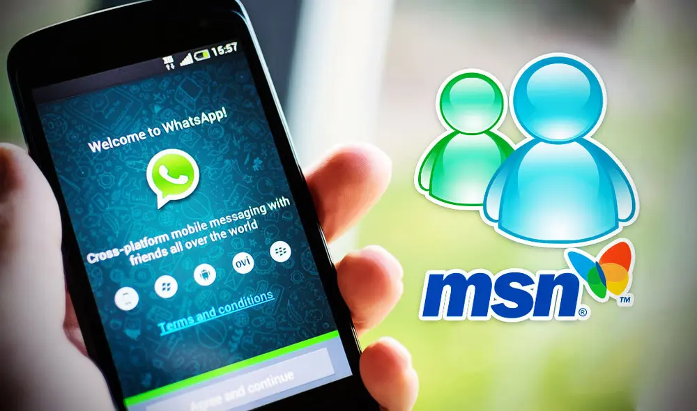 MSN Messenger dejó de funcionar en el año 2014, pero en su tiempo fue uno de los programas de mensajería más utilizados en el mundo. Foto: composición/La República