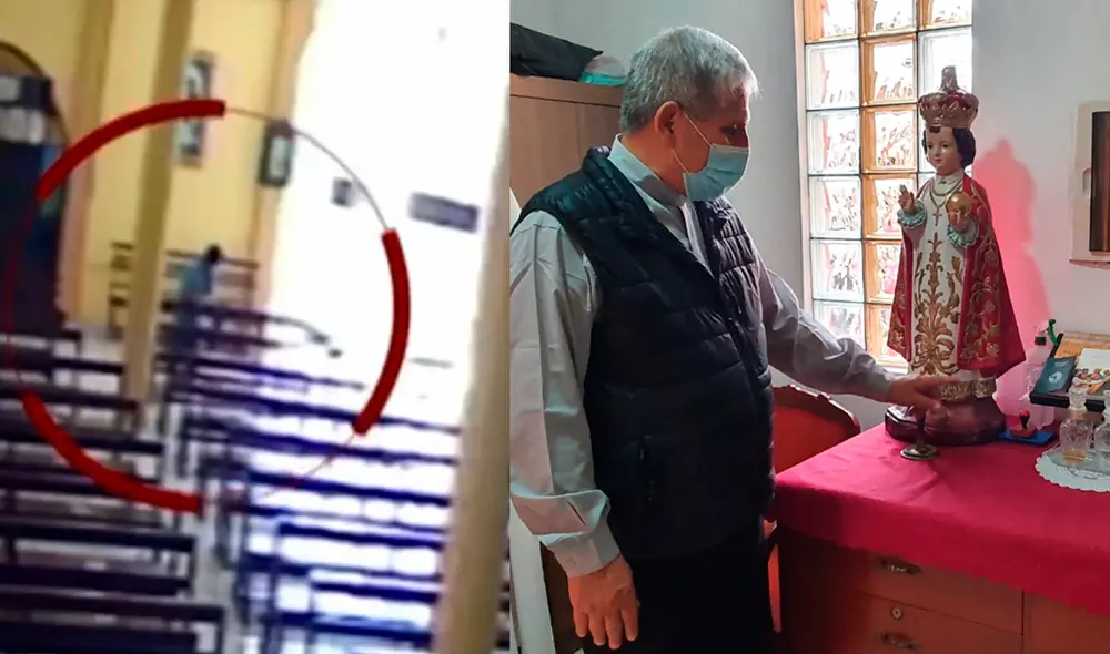 Párroco indicó que acto fue un sacrilegio. Foto: Johann Klug / URPI-LR | Video: América TV