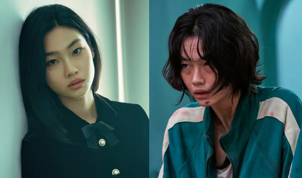 Jung Ho Yeon debutó como actriz en El juego del calamar. Foto: composición/Netflix Jung Ho Yeon debutó como actriz en El juego del calamar. Foto: composición/Netflix