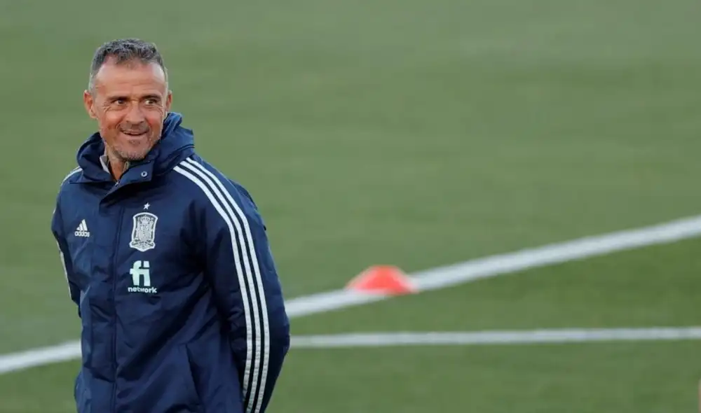 Luis Enrique es entrenador de la selección española desde 2018. Foto: Marca.