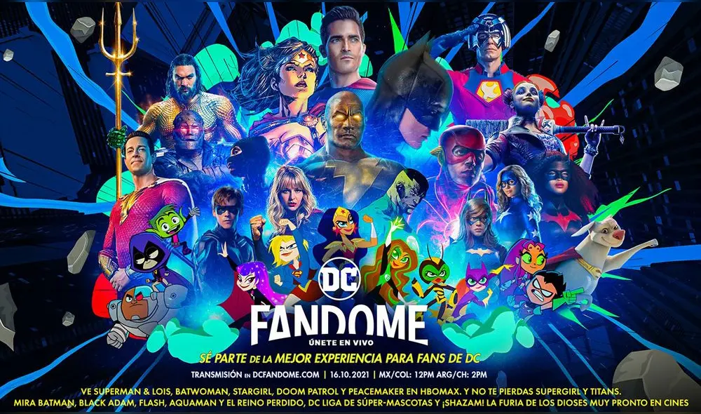 El DC FanDome 2021 traerá novedades de sus mejores películas y series del universo DC. Foto: composición / DC Comics