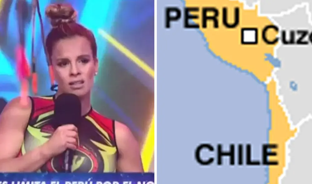 Alejandra Baigorria protagonizó un peculiar momento en Esto es guerra. Foto: captura América/PUCP Alejandra Baigorria protagonizó un peculiar momento en Esto es guerra. Foto: captura América/PUCP