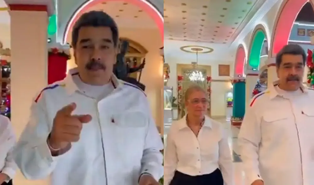 Nicolás Maduro oficializa la llegada de la navidad en Venezuela por medio de un video de Twitter. Foto: captura video/@NicolasMaduro/Twitter Nicolás Maduro oficializa la llegada de la navidad en Venezuela por medio de un video de Twitter. Foto: captura video/@NicolasMaduro/Twitter