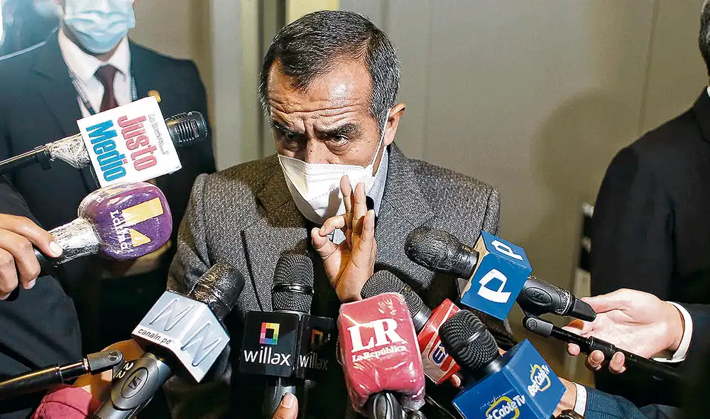Para la oposición, el ministro Iber Maraví es una piedra en el zapato para la gobernabilidad. Aguardan al fin de semana para presentar la moción de censura. Foto: Antonio Melgarejo/ La República