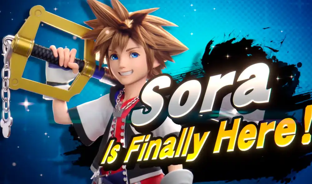 Sora estará disponible en Super Smash Bros Ultimate a partir del 19 de octubre. Foto captura: YouTube - Nintendo