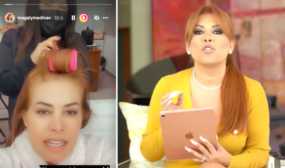 "Yo puedo sobrevivir sin Whatsapp, Instagram, Facebook", fue la afirmación de Magaly Medina. Foto: composición Instagram