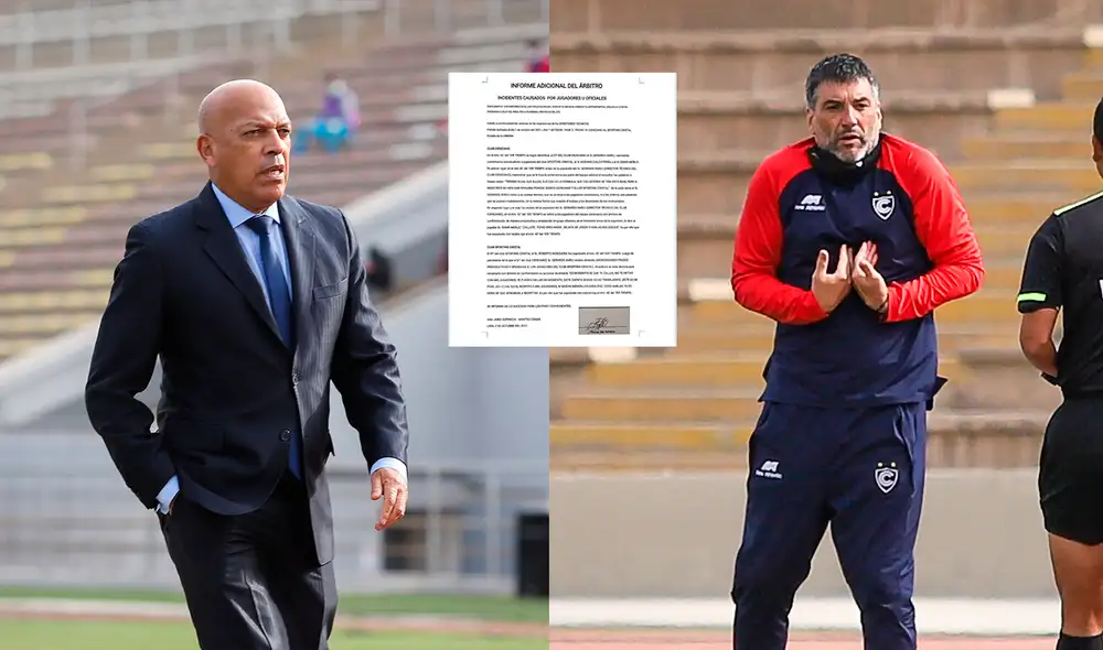 Roberto Mosquera y Gerardo Ameli en el Estadio Olímpico de San Marcos. Foto: composición/Liga de Fútbol Profesional/Conar Roberto Mosquera y Gerardo Ameli en el Estadio Olímpico de San Marcos. Foto: composición/Liga de Fútbol Profesional/Conar