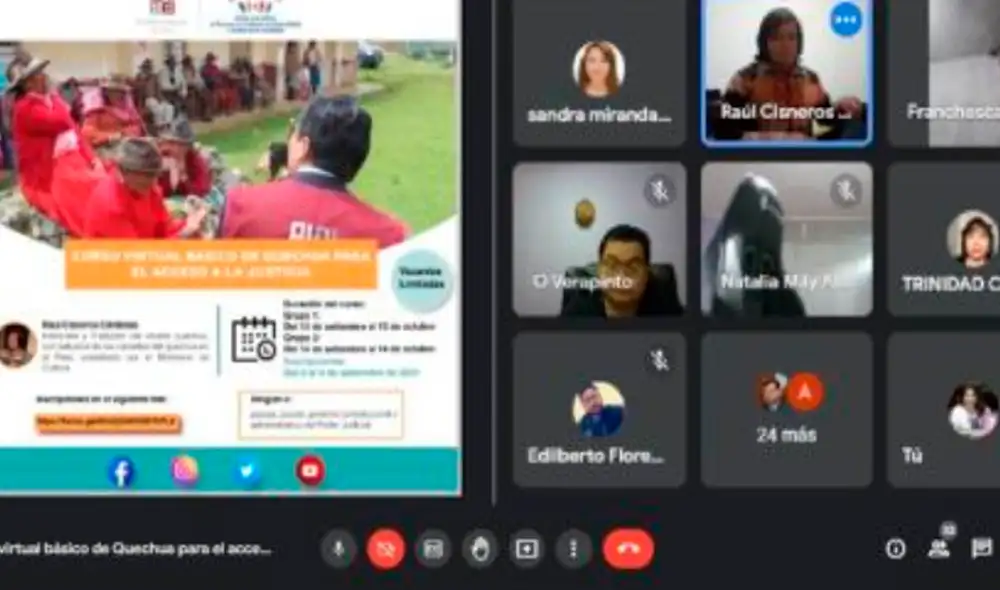 Curso es dictado por el el profesor Raúl Cisneros Cárdenas. Foto: Poder Judicial