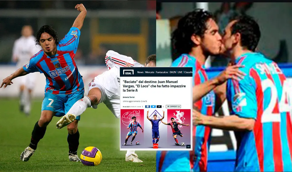 En la liga italiana, Juan Manuel Vargas defendió los colores del Catania, Fiorentina y Genoa. Foto: difusión