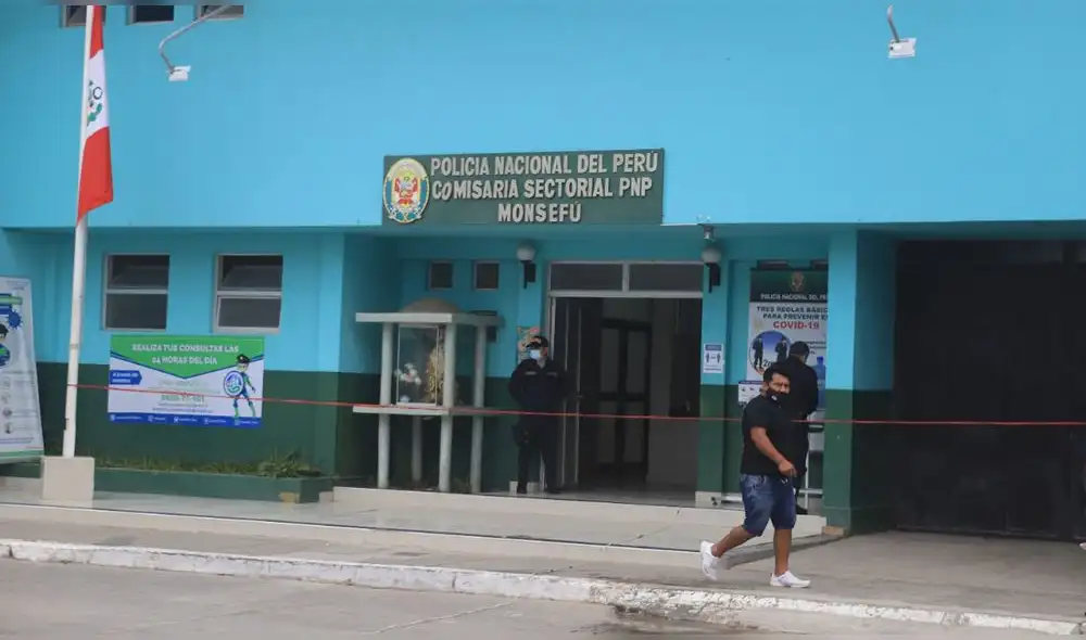 Agentes de la Comisaría de Monsefú intervinieron a sujeto por grave delito. Foto: Clinton Medina/La República