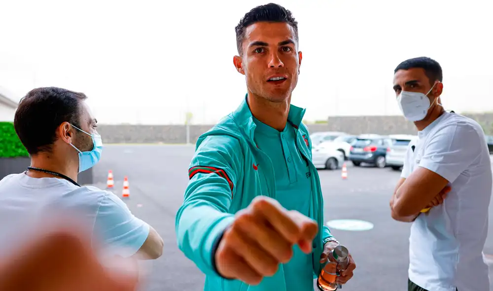 Cristiano Ronaldo ya concentra con la selección de Portugal. Foto: Portugal