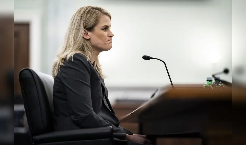 Haugen habló ante los senadores un día después de que Facebook, su aplicación para compartir fotos Instagram y el servicio de mensajería WhatsApp estuvieran fuera de servicio durante aproximadamente siete horas. Foto: AFP