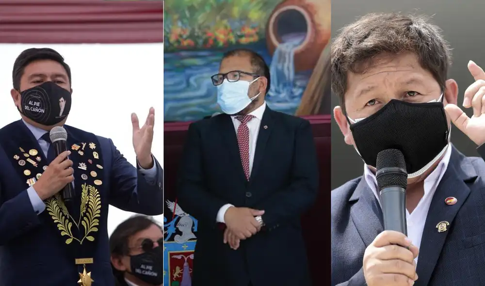 Alcaldes esperan reunirse el 13 de octubre con el titular de la PCM, Guido Bellido. Foto: Composición La República Alcaldes esperan reunirse el 13 de octubre con el titular de la PCM, Guido Bellido. Foto: Composición La República