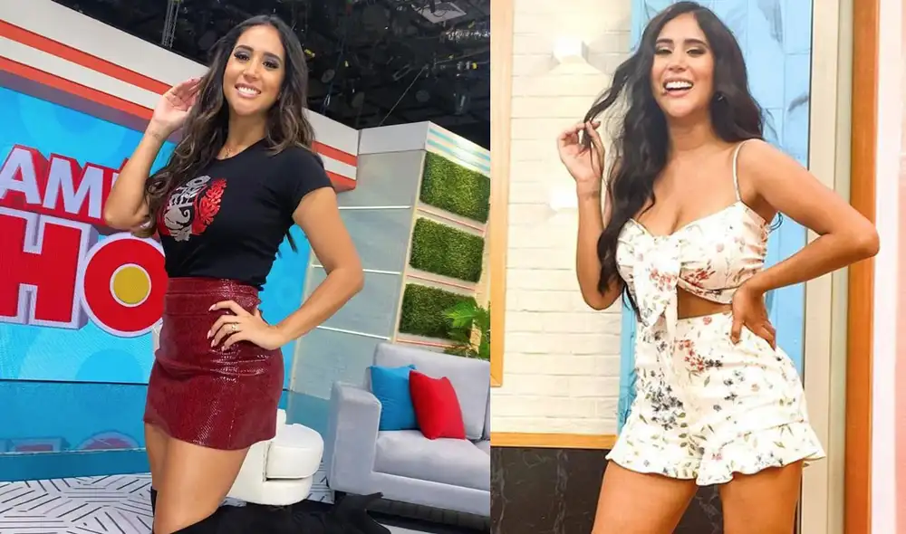 La presentadora Melissa Paredes recurrió a sus redes sociales para enviarle un mensaje a sus compañeros de América hoy. Foto: Composición / Instagram