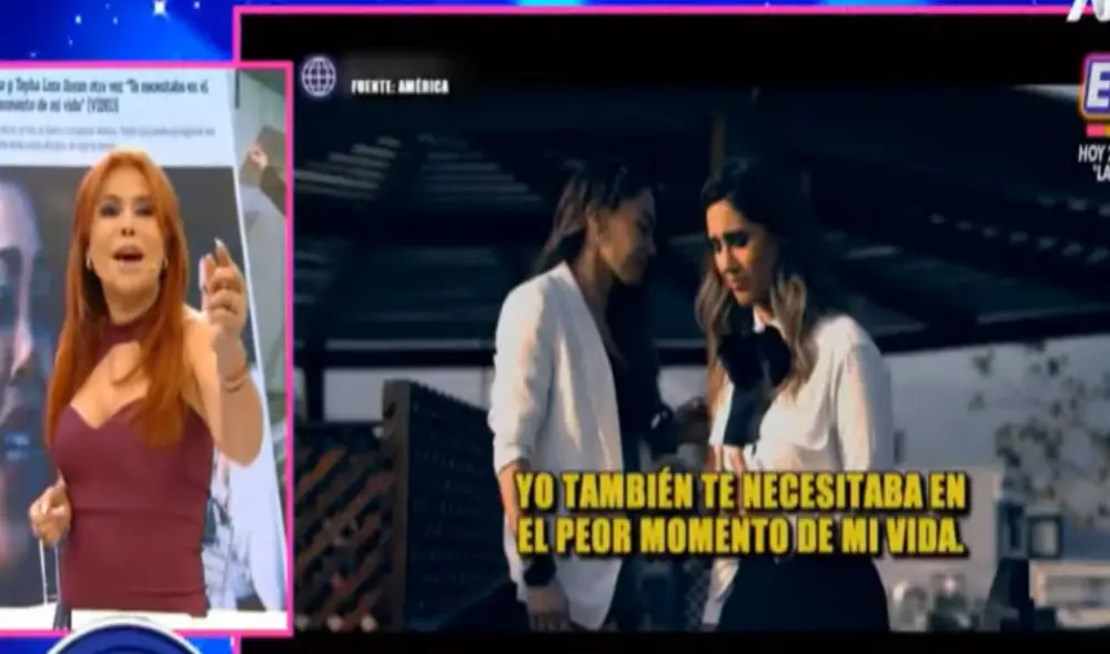 Magaly Medina asegura que en Esto es guerra están explotando el caso de las hermanas Loza. Foto: captura ATV Magaly Medina asegura que en Esto es guerra están explotando el caso de las hermanas Loza. Foto: captura ATV