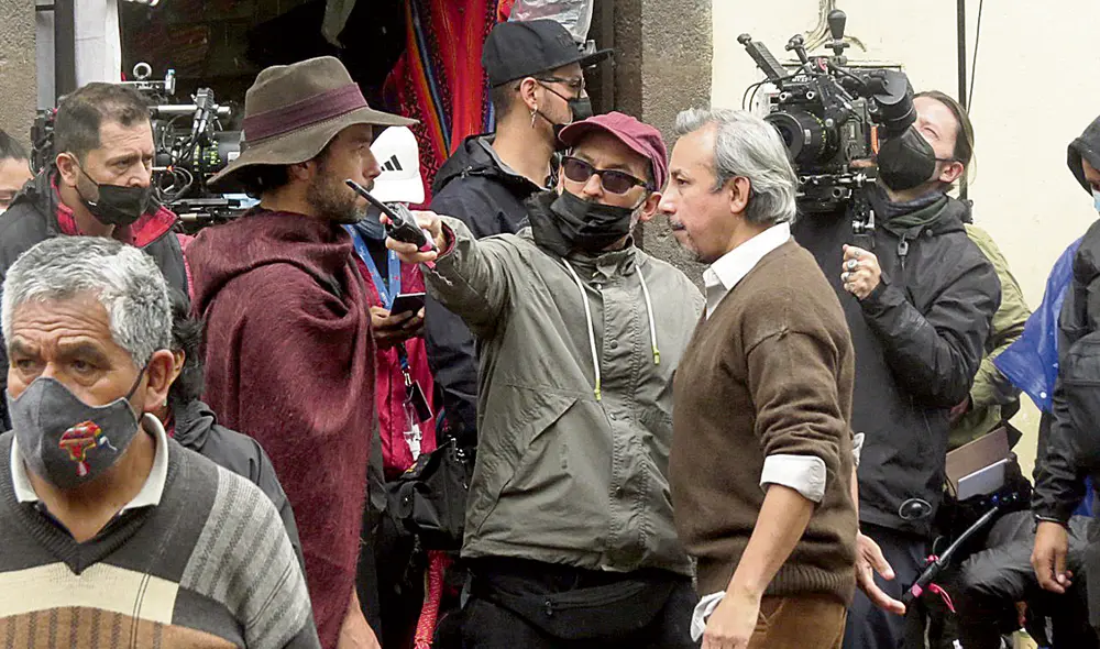 3, 2, 1, acción. La calle Santa Clara fue la primera locación de inicio de grabaciones en nuestro país. Foto: Luis Álvarez Guevara/ La República