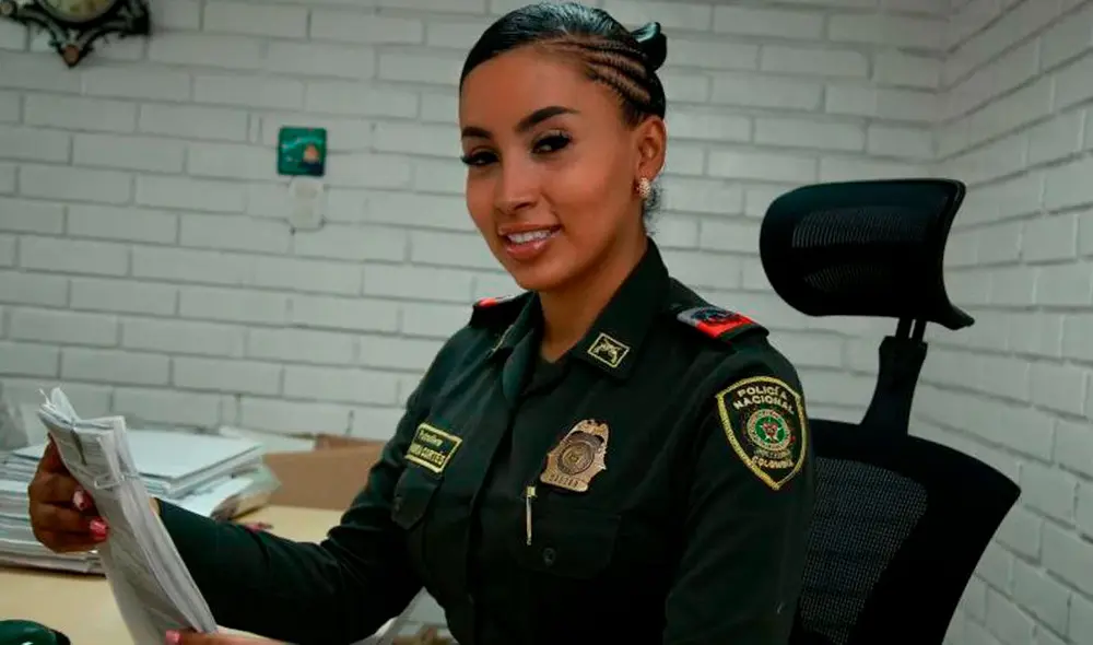 Andrea Cortés descubrió su vocación de servicio a la comunidad durante su etapa como auxiliar de la Policía. Foto: El Tiempo