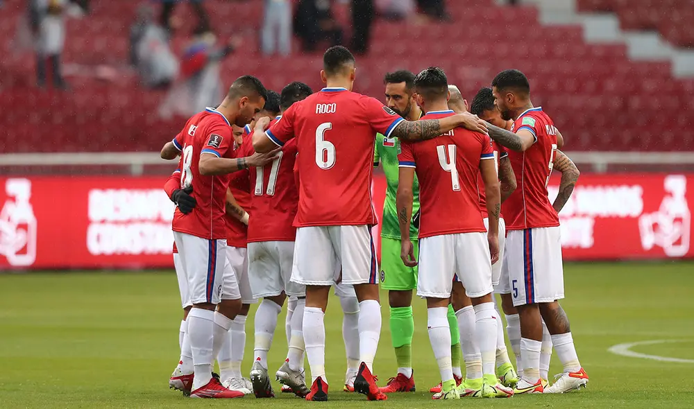 La selección chilena marcha en octavo lugar con 7 unidades, solo supera a Bolivia y Venezuela. Foto: AFP