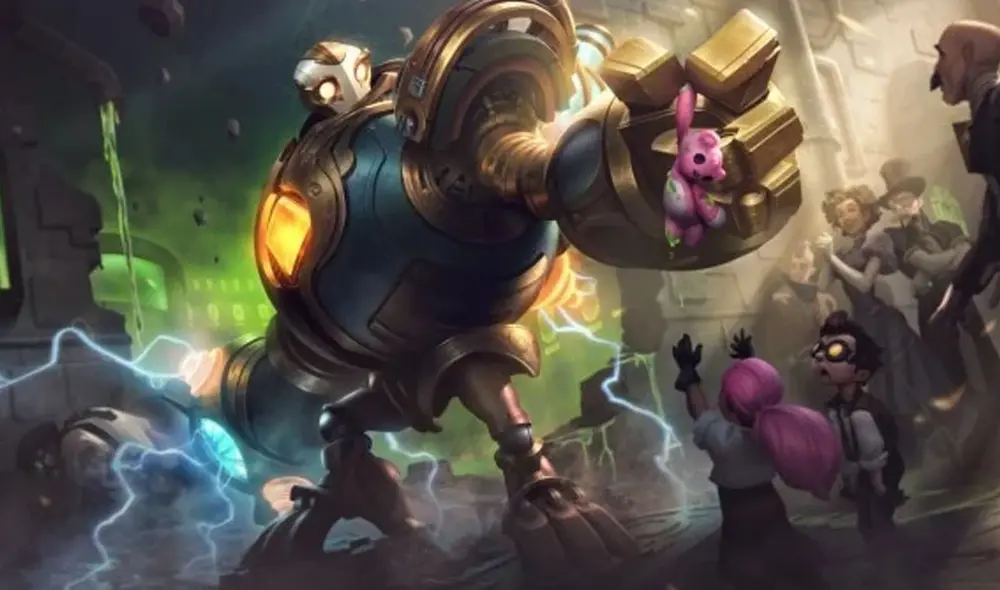 Aspecto Blitzcrank Victorioso. Foto: Riot Games Aspecto Blitzcrank Victorioso. Foto: Riot Games