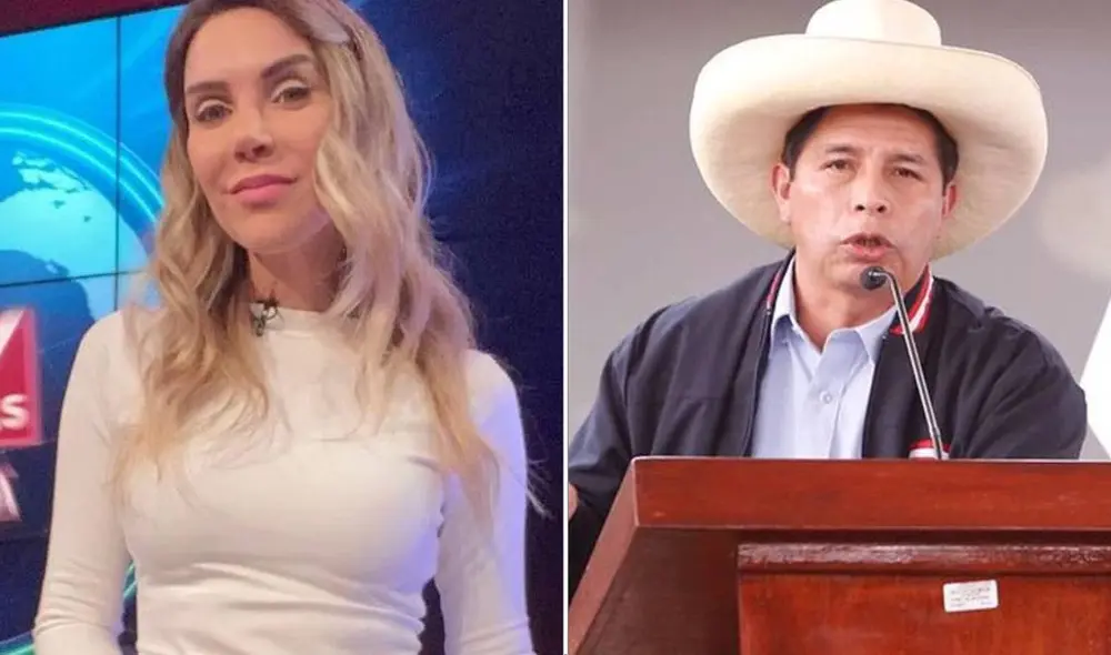 Juliana Oxenford utilizó su programa para rechazar las afirmaciones de Pedro Castilllo. Foto: composición Instagram/ Difusión