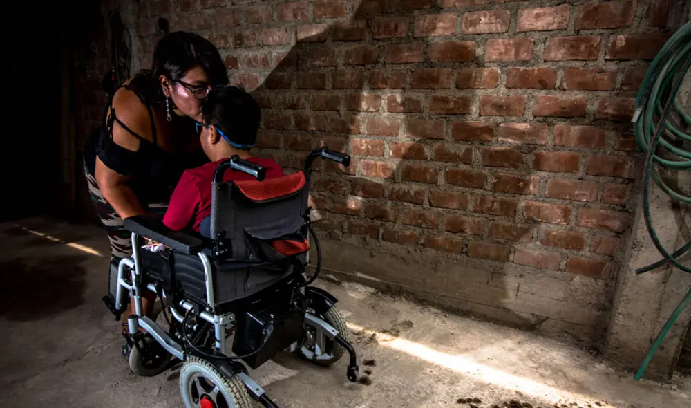 La distrofia muscular de Duchenne es de origen genético y es causada por la mutación en un gen que produce la proteína distrofina. Foto: John Reyes / La República La distrofia muscular de Duchenne es de origen genético y es causada por la mutación en un gen que produce la proteína distrofina. Foto: John Reyes / La República