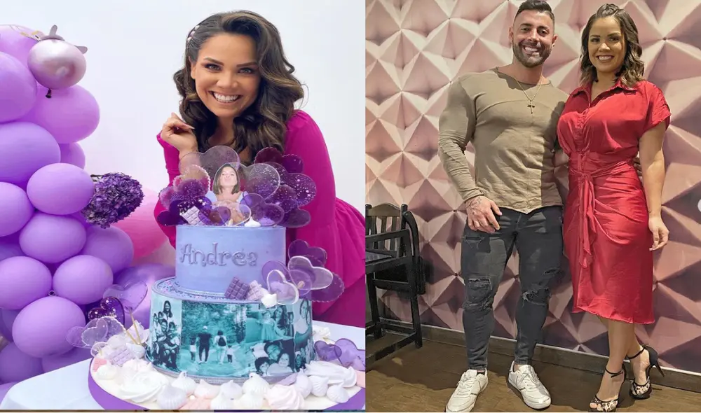 Andrea San Martín cumplió 31 años. Foto: Instagram de Andrea San Martín y Sebastián Lizarzaburu