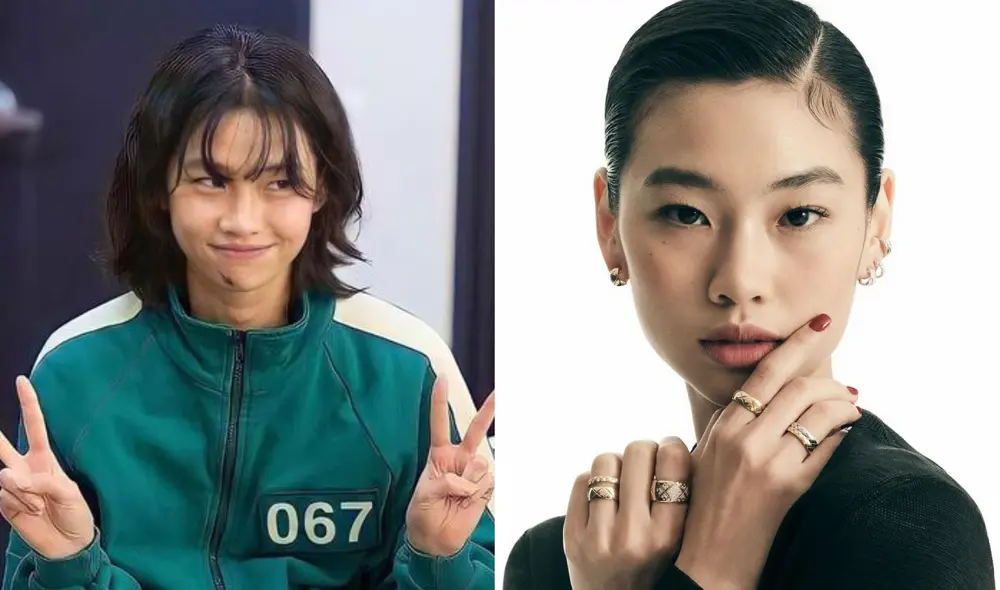 Jung debutó como actriz con Squid game, el boom de Netflix. Foto: composición/@hoooooyeony/Instagram/Naver