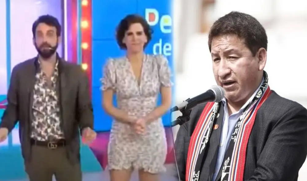 Rodrigo González y Gigi Mitre no ocultaron su alegría tras la noticia. Foto: composición captura/Willax, archivo GLR