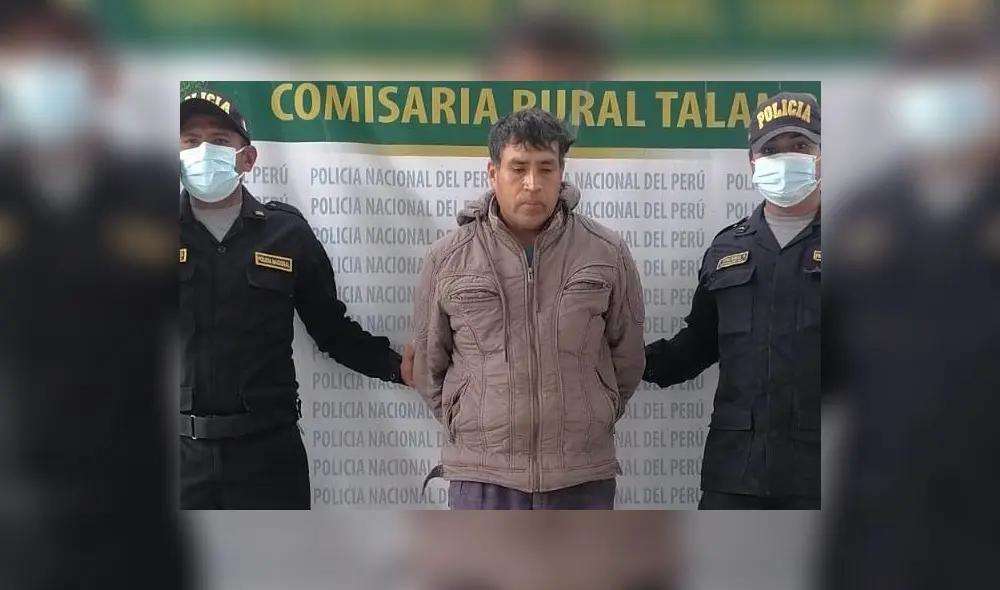 El detenido registra dos órdenes de capturas en Cajamarca. Foto: PNP El detenido registra dos órdenes de capturas en Cajamarca. Foto: PNP