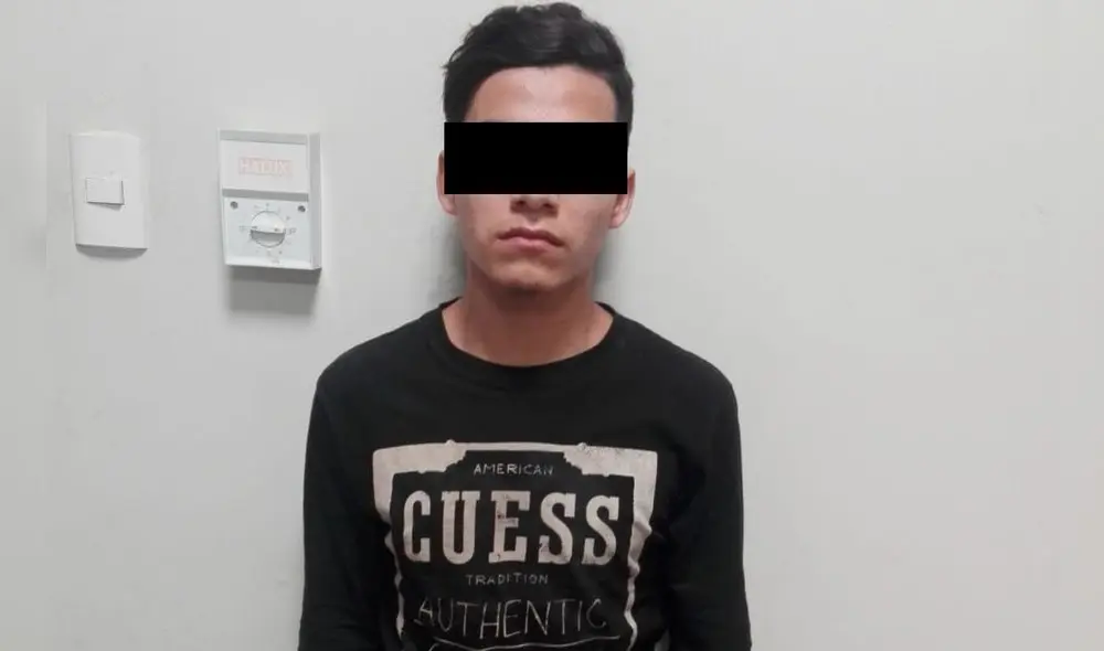 Menor manifestó que fue enviado por un sujeto conocido como el 'Gato Félix'. Foto: PNP Menor manifestó que fue enviado por un sujeto conocido como el 'Gato Félix'. Foto: PNP