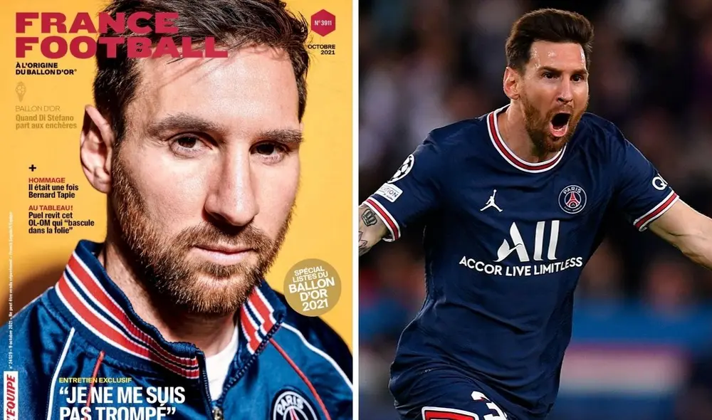 Lionel Messi es portada de la revista France Football, famosa por ser la responsable de entregar el Balón de Oro. Foto: ESPN Lionel Messi es portada de la revista France Football, famosa por ser la responsable de entregar el Balón de Oro. Foto: ESPN